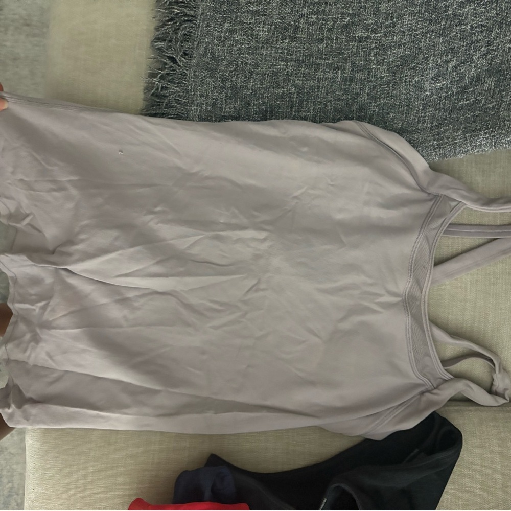 lululemon athletica Gray Tank Top